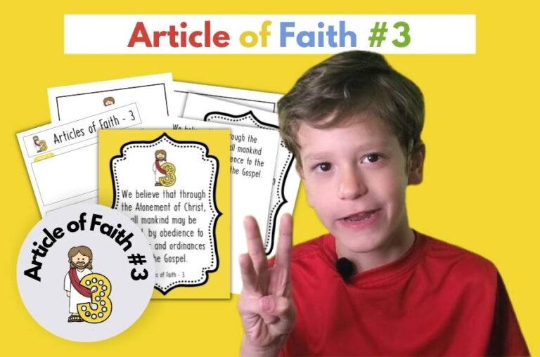 Third Article Of Faith 3 MTC For Kids Third Article Of Faith 3 MTC For Kids