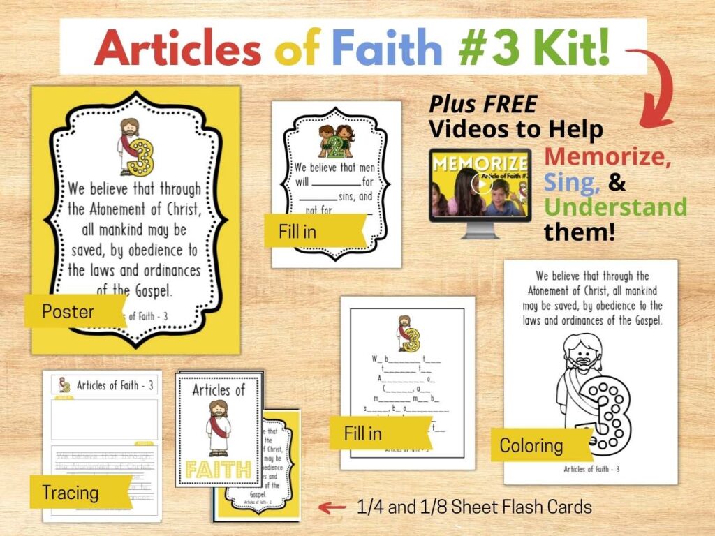 Articles Of Faith Memorization