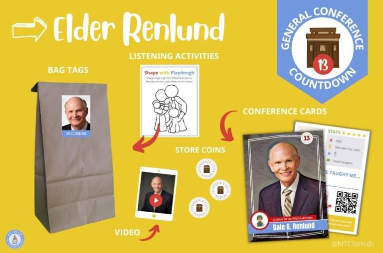 General Conference Countdown Day 13 Dale G. Renlund MTC for Kids